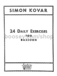 24 Daily Exercises for Bassoon