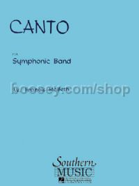 Canto for concert band (condensed score)