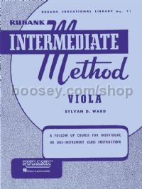 Rubank Intermediate Method for viola 