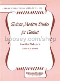 Sixteen Modern Etudes for Clarinet, Op. 14 for clarinet