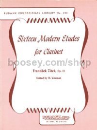Sixteen Modern Etudes for Clarinet, Op. 14 for clarinet