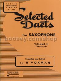 Selected Duets for Saxophones, Vol. 2