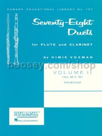 78 Duets for Flute and Clarinet, Vol. 2