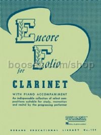 Encore Folio for clarinet & piano