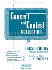 Concert and Contest Collection for Horn for piano accompaniment