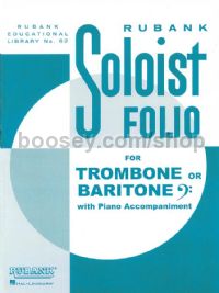 Soloist Folio for trombone / baritone