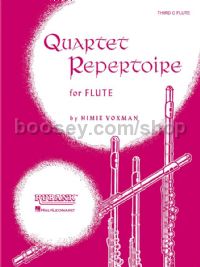 Quartet Repertoire for Flute - flute 3 part