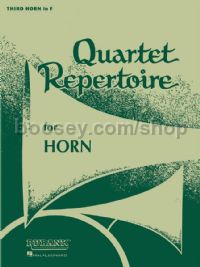 Quartet Repertoire for Horn - F horn 3 part