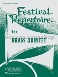 Festival Repertoire for Brass Quintet - cornet/trumpet 1 part