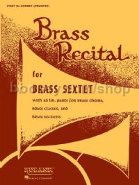 Brass Recital for Brass Sextet - cornet/trumpet 1 part