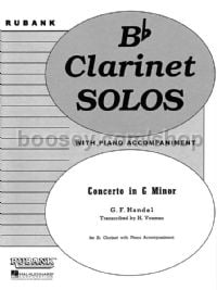 Concerto in G minor for clarinet & piano
