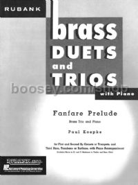 Fanfare Prelude for brass trio & piano