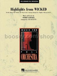 Wicked Highlights (Hal Leonard Full Orchestra)