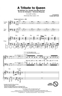 A Tribute to Queen (Medley) (SATB & Piano)