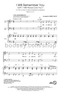 I Will Remember You (SATB)