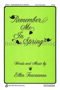 Remember Me in Spring for 2-part choir