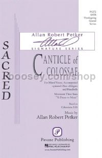 Canticle of Colossae for SATB choir