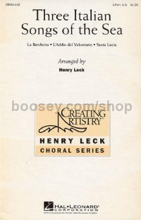 Three Italian Songs of the Sea (2-Part Choir)