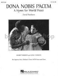 Dona Nobis Pacem A Hymn For World Peace (SATB)