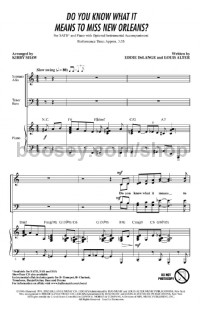 Do You Know What It Means to Miss New Orleans (SATB)