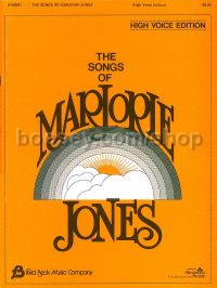 The Songs of Marjorie Jones for high voice & piano
