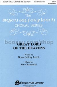 Great Lord of the Heavens for SATB choir