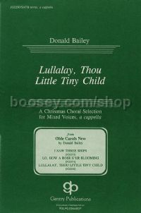Lullalay, Thou Little Tiny Child for SATB choir