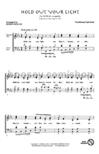 Hold Out Your Light (SATB a Capella)