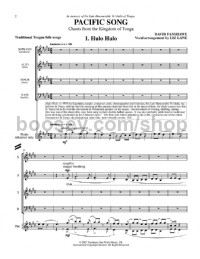 Pacific Song (SATB)