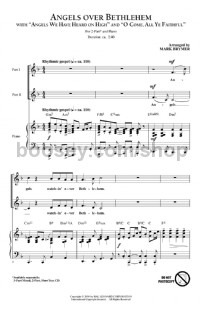 Angels Over Bethlehem (2-Part Choir & Piano)