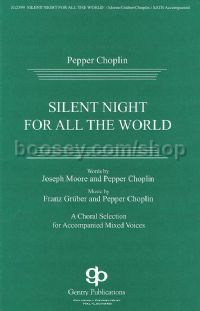 Silent Night for All the World for SATB choir
