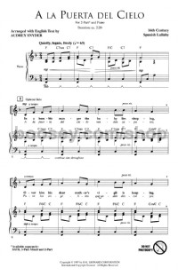 A la Puerta del Cielo (2-Part Choir)