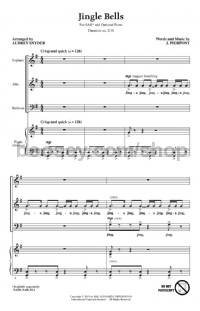 Jingle Bells - SAB (Optional A Cappella) (SAB & Piano)