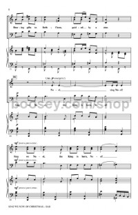Sing We Now Of Christmas  (SAB & Piano)