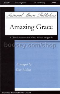 Amazing Grace for SATB choir