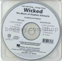 Let's All Sing Songs from Wicked (Performance/Accompaniment CD)