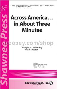 Across America ... in About Three Minutes for 3-part mixed choir