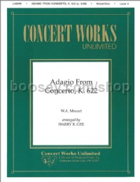 Adagio from Concerto, K. 622 - clarinet & piano