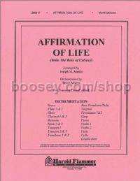 Affirmation of Life from Rose of Calvary - orchestration (score & parts)
