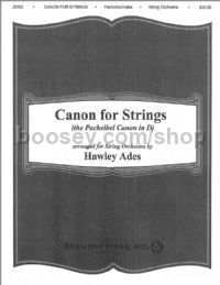 Canon for Strings for string ensemble (score & parts)