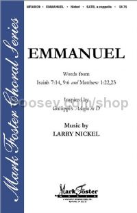 Emmanuel for SATB a cappella