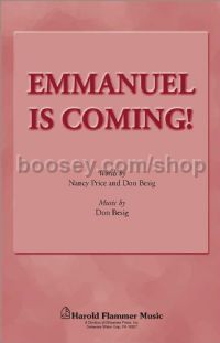 Emmanuel is Coming for SATB choir