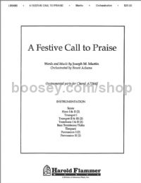 A Festive Call to Praise - instrumental accompaniment (set of parts)