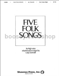 Five Folk Songs for high voice