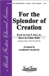 For the Splendor of Creation for SATB choir