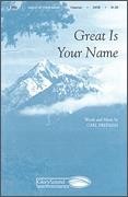 Great is Your Name for SATB choir