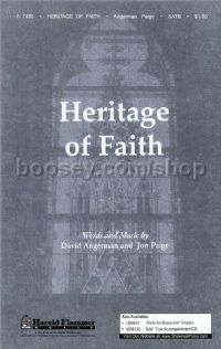 Heritage of Faith for SATB choir