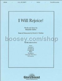 I Will Rejoice - brass accompaniment (set of parts)