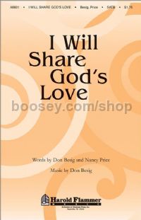 I Will Share God's Love for SATB choir