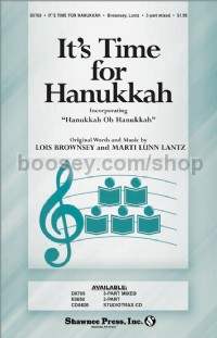 It's Time for Hanukkah for 3-part voices